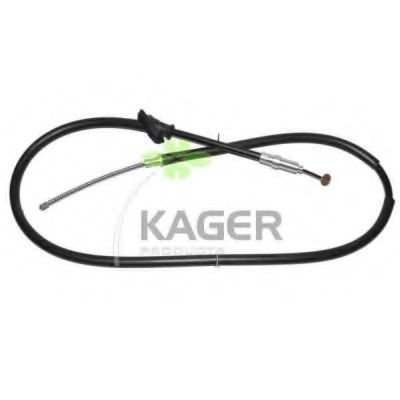 Трос, стояночная тормозная система KAGER 19-6452