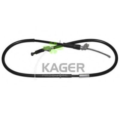Трос, стояночная тормозная система KAGER 19-6498