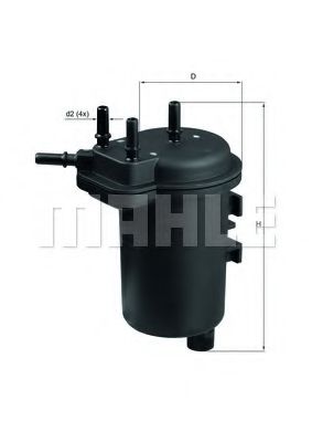 Топливный фильтр MAHLE ORIGINAL KL 432