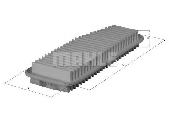 Воздушный фильтр MAHLE ORIGINAL LX 1611