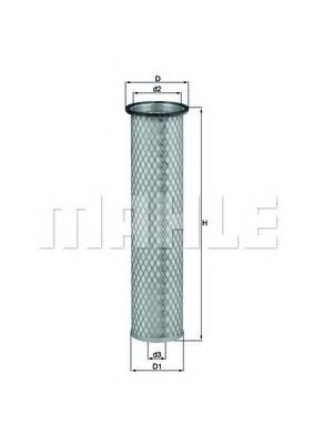 Фильтр добавочного воздуха MAHLE ORIGINAL LXS 283
