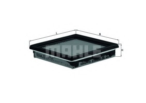 Воздушный фильтр MAHLE ORIGINAL LX 725