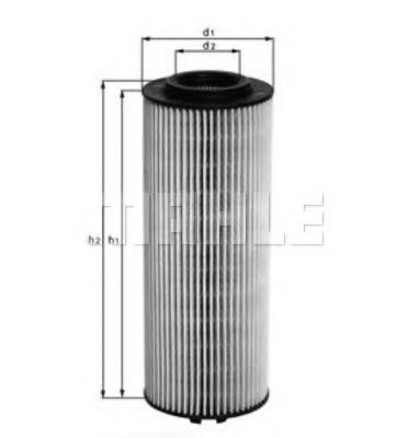 Масляный фильтр MAHLE ORIGINAL OX168D