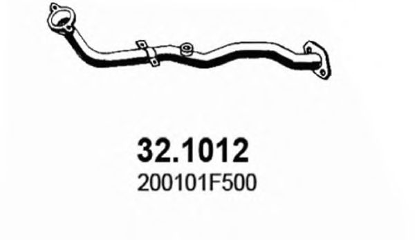 Труба выхлопного газа ASSO 32.1012