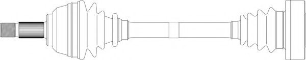 Приводной вал GENERAL RICAMBI AR3032