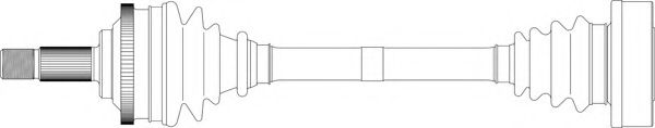 Приводной вал GENERAL RICAMBI AR3033