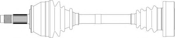 Приводной вал GENERAL RICAMBI AR3043