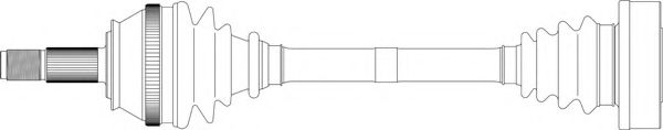 Приводной вал GENERAL RICAMBI AR3048