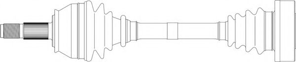 Приводной вал GENERAL RICAMBI AR3056