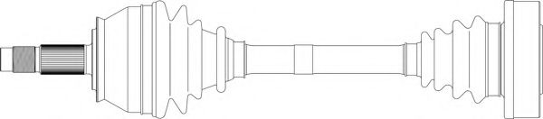 Приводной вал GENERAL RICAMBI AR3058