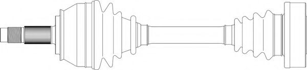 Приводной вал GENERAL RICAMBI AR3073