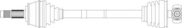 Приводной вал GENERAL RICAMBI AR3092