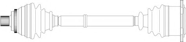 Приводной вал LÖBRO 300814