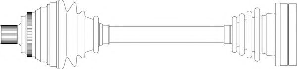 Приводной вал LÖBRO 300805