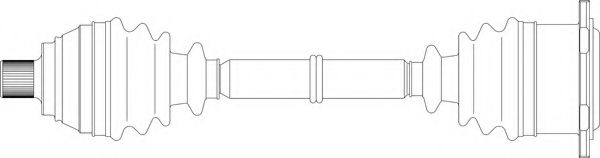 Приводной вал LÖBRO 300818