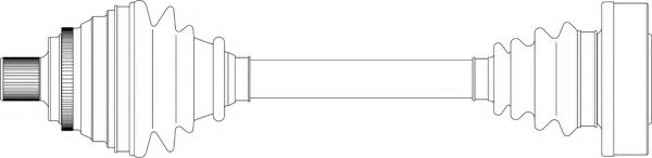 Приводной вал GENERAL RICAMBI AU3314