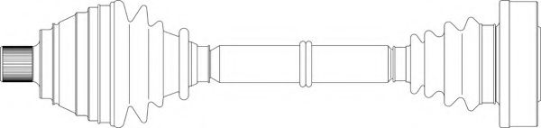 Приводной вал GENERAL RICAMBI AU3317