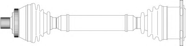 Приводной вал GENERAL RICAMBI AU3362