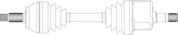 Приводной вал GENERAL RICAMBI CI3010