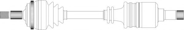 Приводной вал GENERAL RICAMBI CI3147