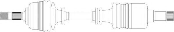 Приводной вал GENERAL RICAMBI CI3191