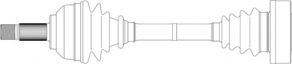 Приводной вал GENERAL RICAMBI FI3075