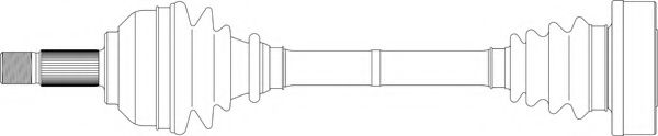 Приводной вал GENERAL RICAMBI FI3076
