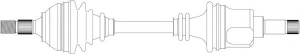 Приводной вал GENERAL RICAMBI PE3019
