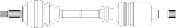 Приводной вал GENERAL RICAMBI PE3133