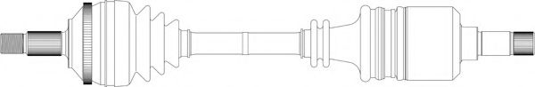 Приводной вал GENERAL RICAMBI PE3135