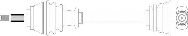 Приводной вал GENERAL RICAMBI RE3195