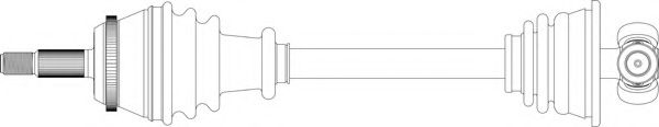 Приводной вал GENERAL RICAMBI RE3197