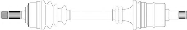Приводной вал GENERAL RICAMBI RV3002