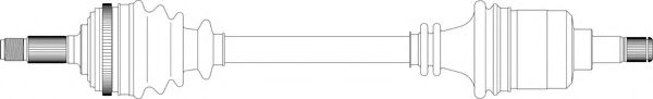 Приводной вал GENERAL RICAMBI RV3005