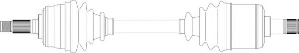 Приводной вал GENERAL RICAMBI RV3015