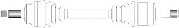 Приводной вал GENERAL RICAMBI RV3094
