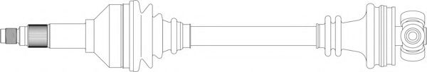 Приводной вал GENERAL RICAMBI SA3003
