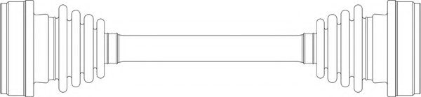 Приводной вал GENERAL RICAMBI WW3064