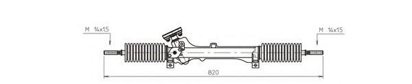 Рулевой механизм GENERAL RICAMBI CI4015