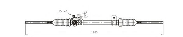 Рулевой механизм GENERAL RICAMBI RE4010