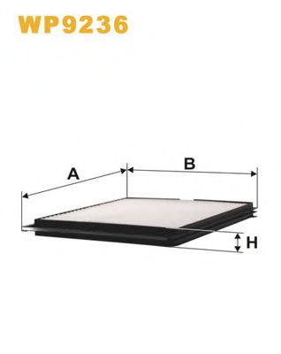 Фильтр, воздух во внутренном пространстве WIX FILTERS WP9236