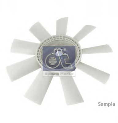 Крыльчатка вентилятора, охлаждение двигателя DT 635044