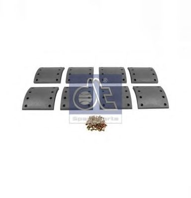 Комплект тормозных башмаков, барабанные тормоза DT 10.33002