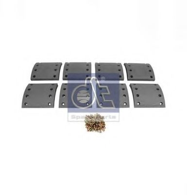 Комплект тормозных башмаков, барабанные тормоза DT 10.33005