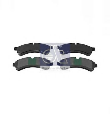 Комплект тормозных колодок, дисковый тормоз DT 7.92620SP