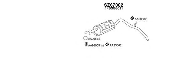 Система выпуска ОГ VENEPORTE 670012