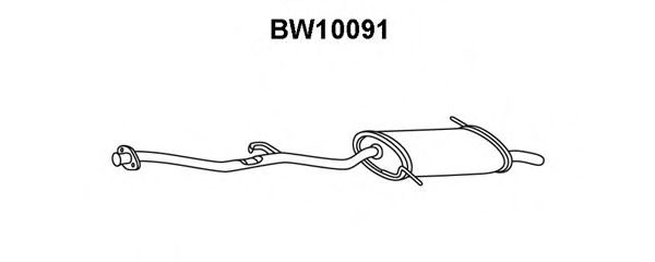 Глушитель выхлопных газов конечный VENEPORTE BW10091