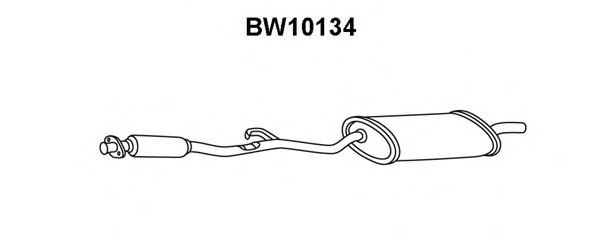 Глушитель выхлопных газов конечный VENEPORTE BW10134