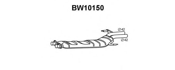 Предглушитель выхлопных газов VENEPORTE BW10150