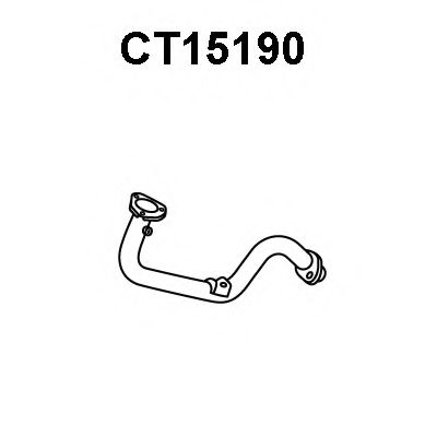 Труба выхлопного газа VENEPORTE CT15190